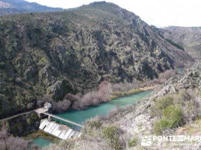 Travesía de senderismo desde El Atazar a Patones - Presa de La Parra; donde nace el rio jarama; la 